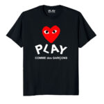 Play Comme Des Garcons Black Tshirt